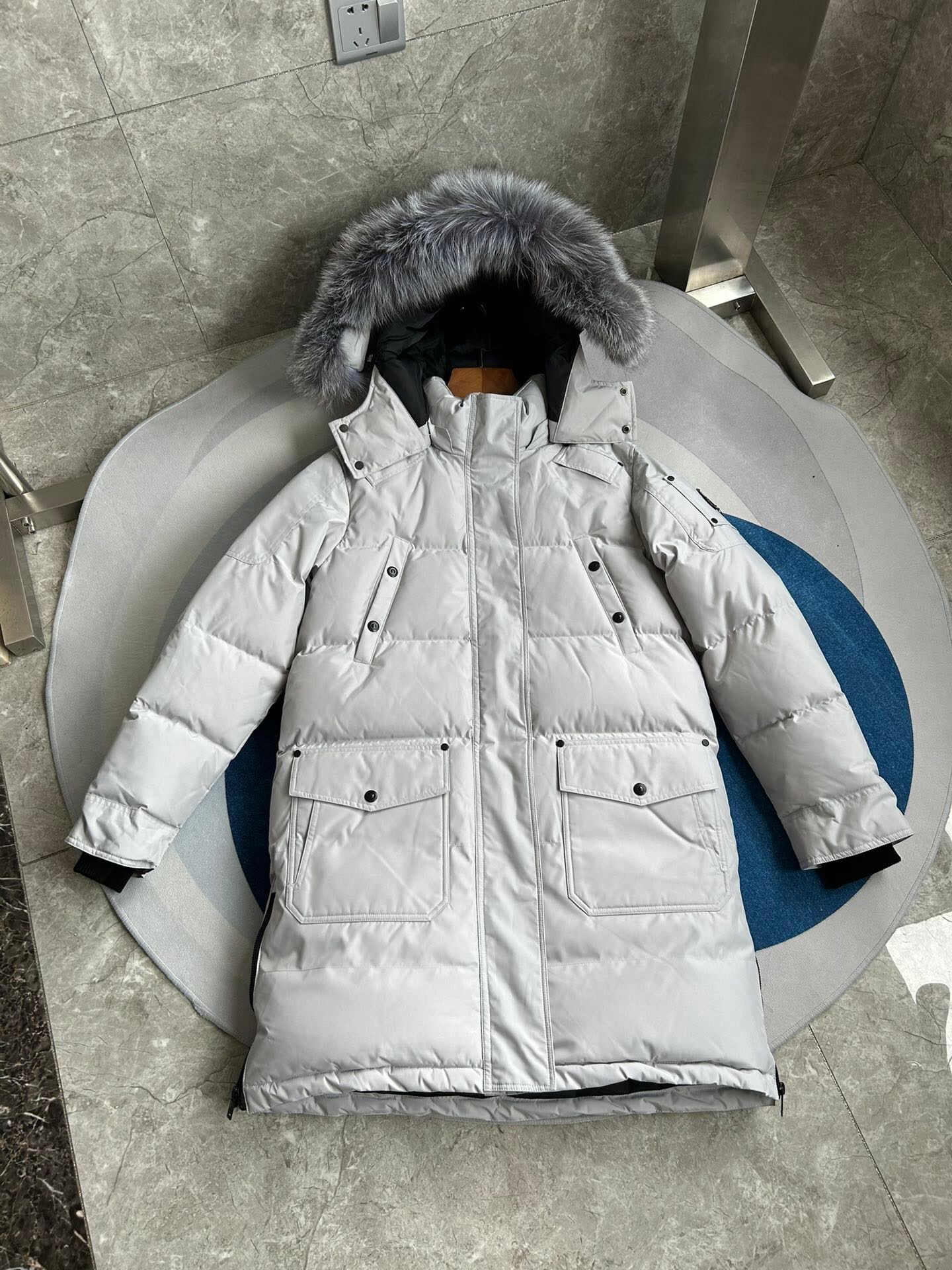 Moose Knuckles Fur Hood Long Down Parka Moose Knuckles Fur Hood Long Down Parka